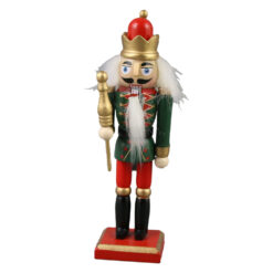 Figurina Craciun Spargator de nuci din lemn 15 CM