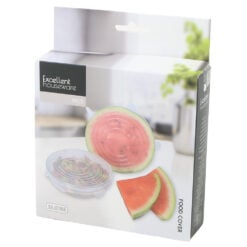 Set 5 capace reutilizabile din silicon