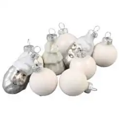 Set 9 globuri din sticla