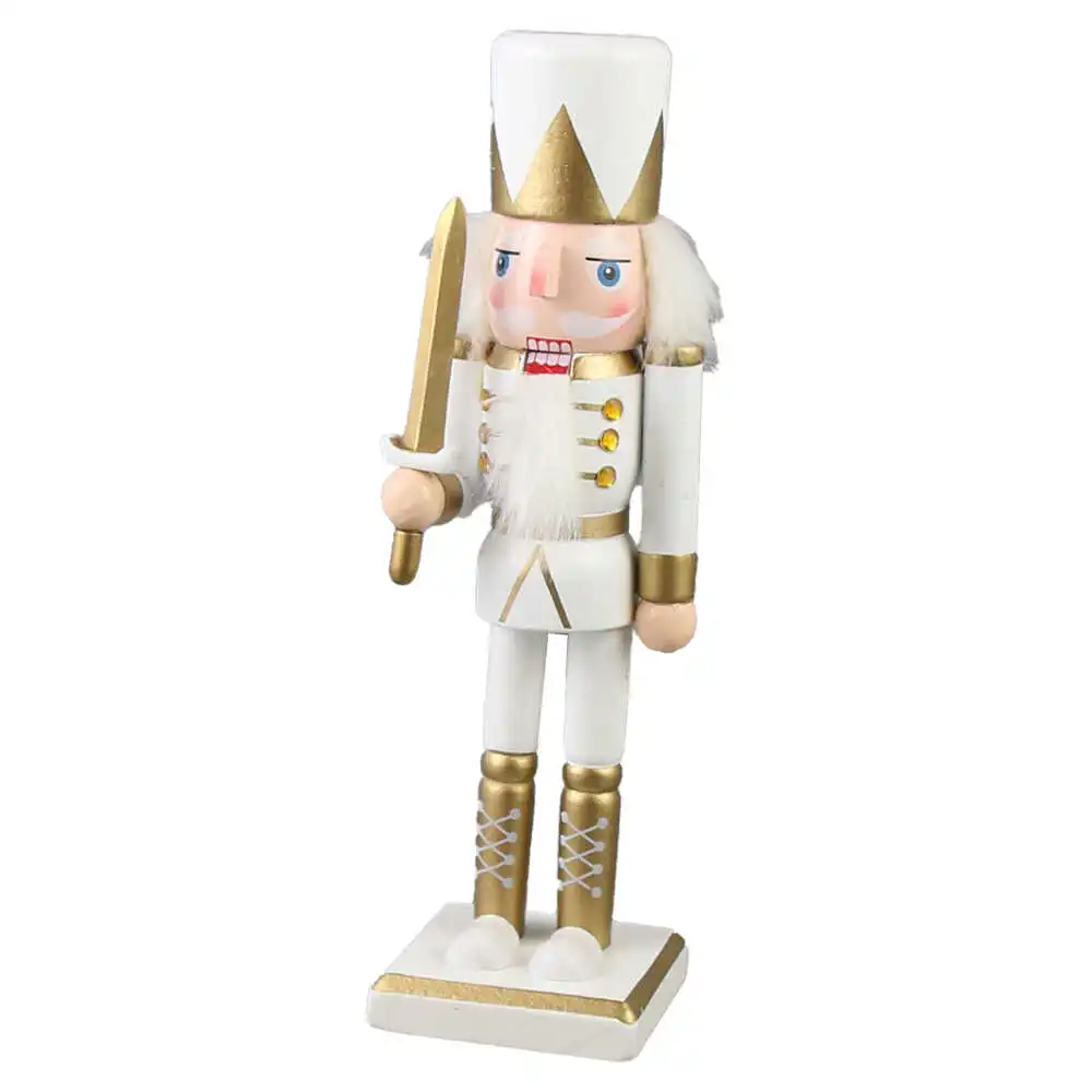 Figurina Craciun Spargator de nuci din lemn 25 CM Figurina Craciun Spargator de nuci din lemn 25 CM