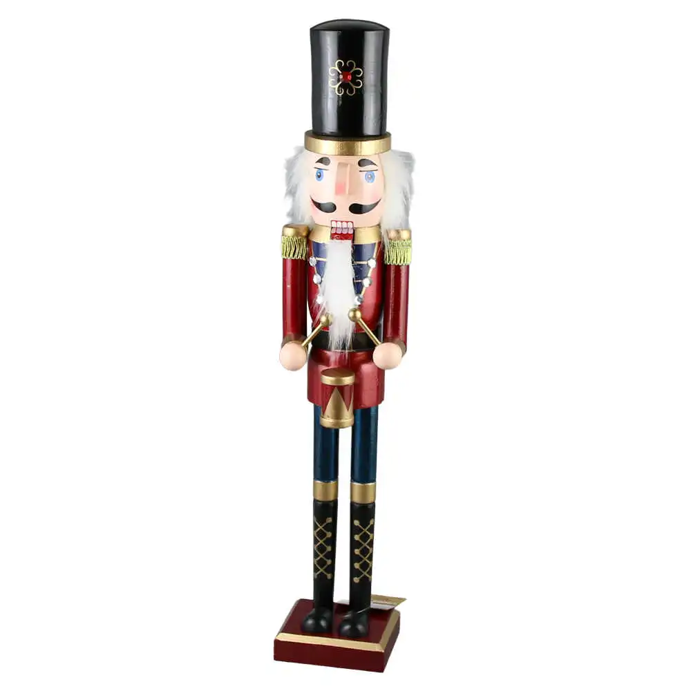 Figurina Craciun Spargator de nuci din lemn 55 CM Figurina Craciun Spargator de nuci din lemn 55 CM