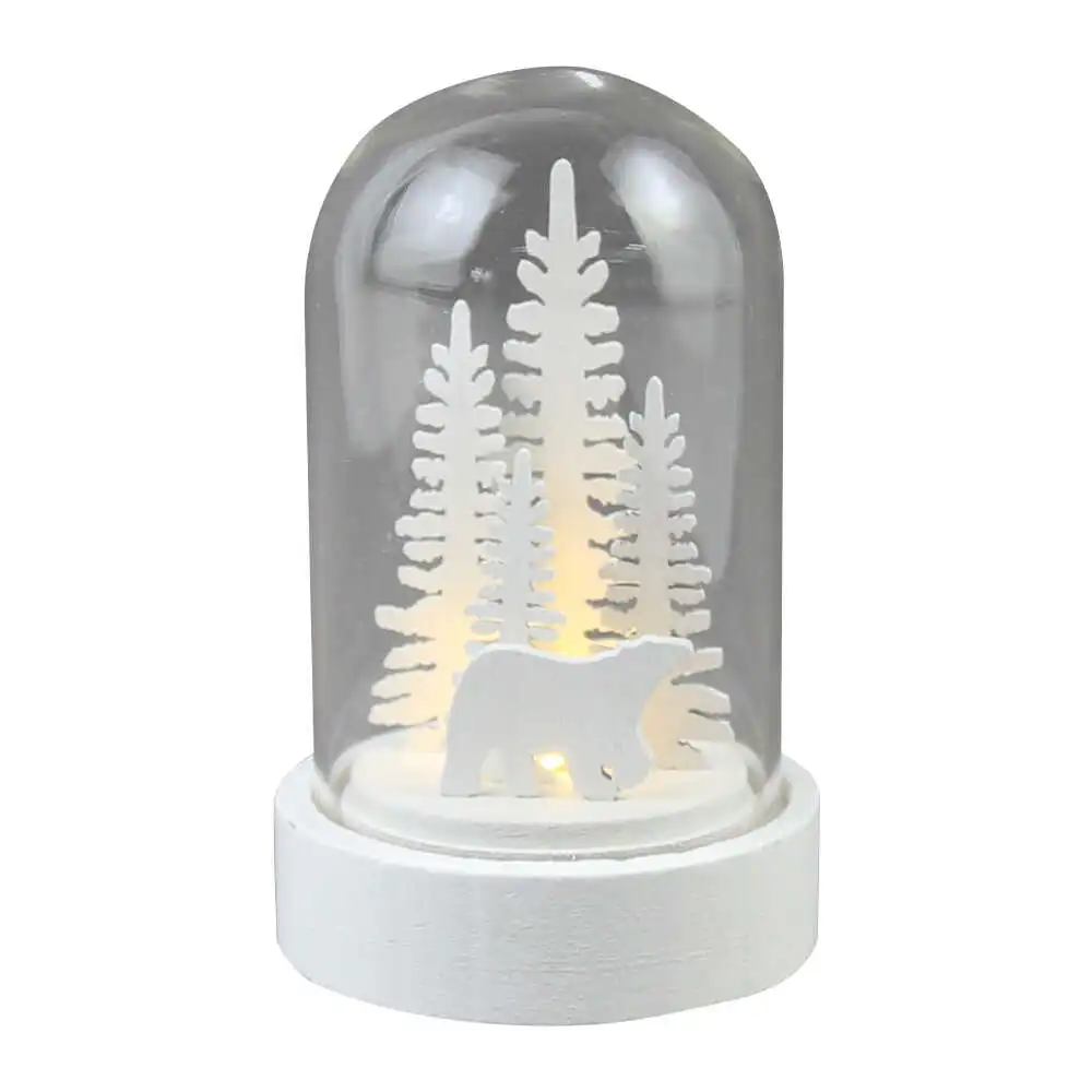 Ornament din lemn cu led