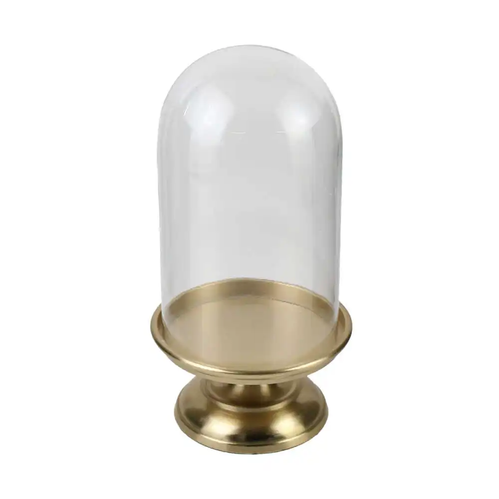 Cupola sticla pentru decoratiuni cu suport metalic