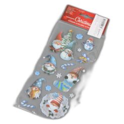 Autocolant fluorescent pentru perete realizat din material plastic - Design Craciun - Diferite modele (Tip 2)