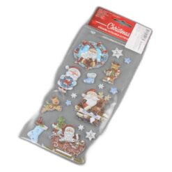 Autocolant fluorescent pentru perete realizat din material plastic - Design Craciun - Diferite modele (Tip 2)