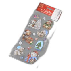 Autocolant fluorescent pentru perete realizat din material plastic - Design Craciun - Diferite modele (Tip 2)