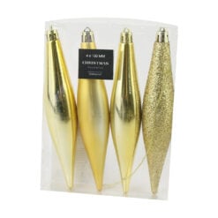 Set 4 globuri pentru brad