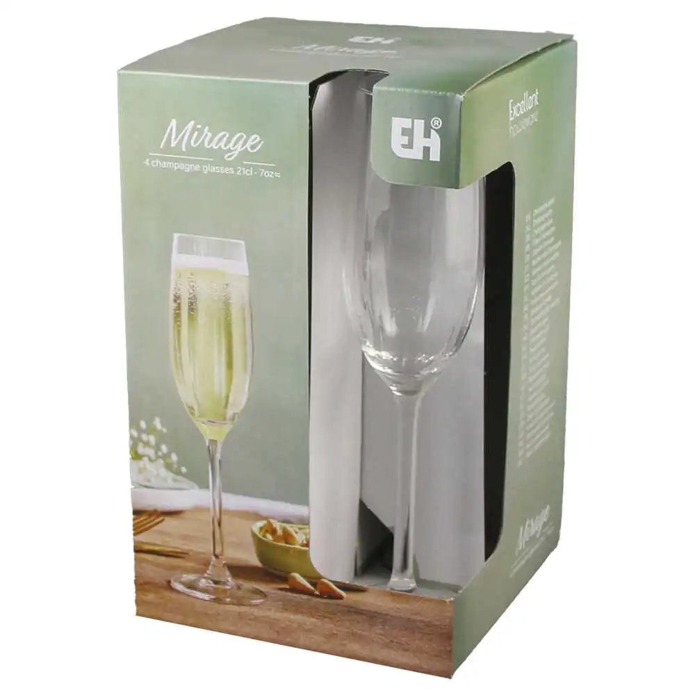 Set 4 pahare sampanie 210 ml Set 4 pahare sampanie 210 ml