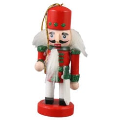 Figurina Craciun Spargator de nuci din lemn 9 CM