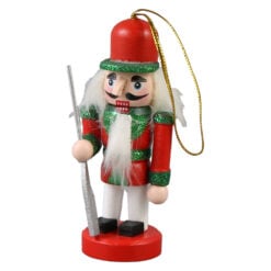 Figurina Craciun Spargator de nuci din lemn 9 CM