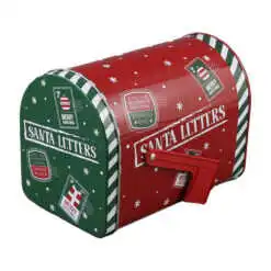 Decoratiune de Craciun 2 Cutii Postala metalice 15x23 CM