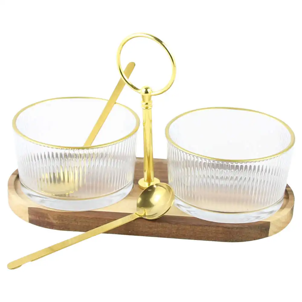 Set 2 boluri din sticla