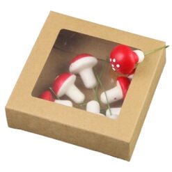 Set 9 pick ciuperci din polifoam 3 CM