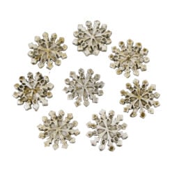 Set 8 fulgi de nea din rasina 3.2 CM