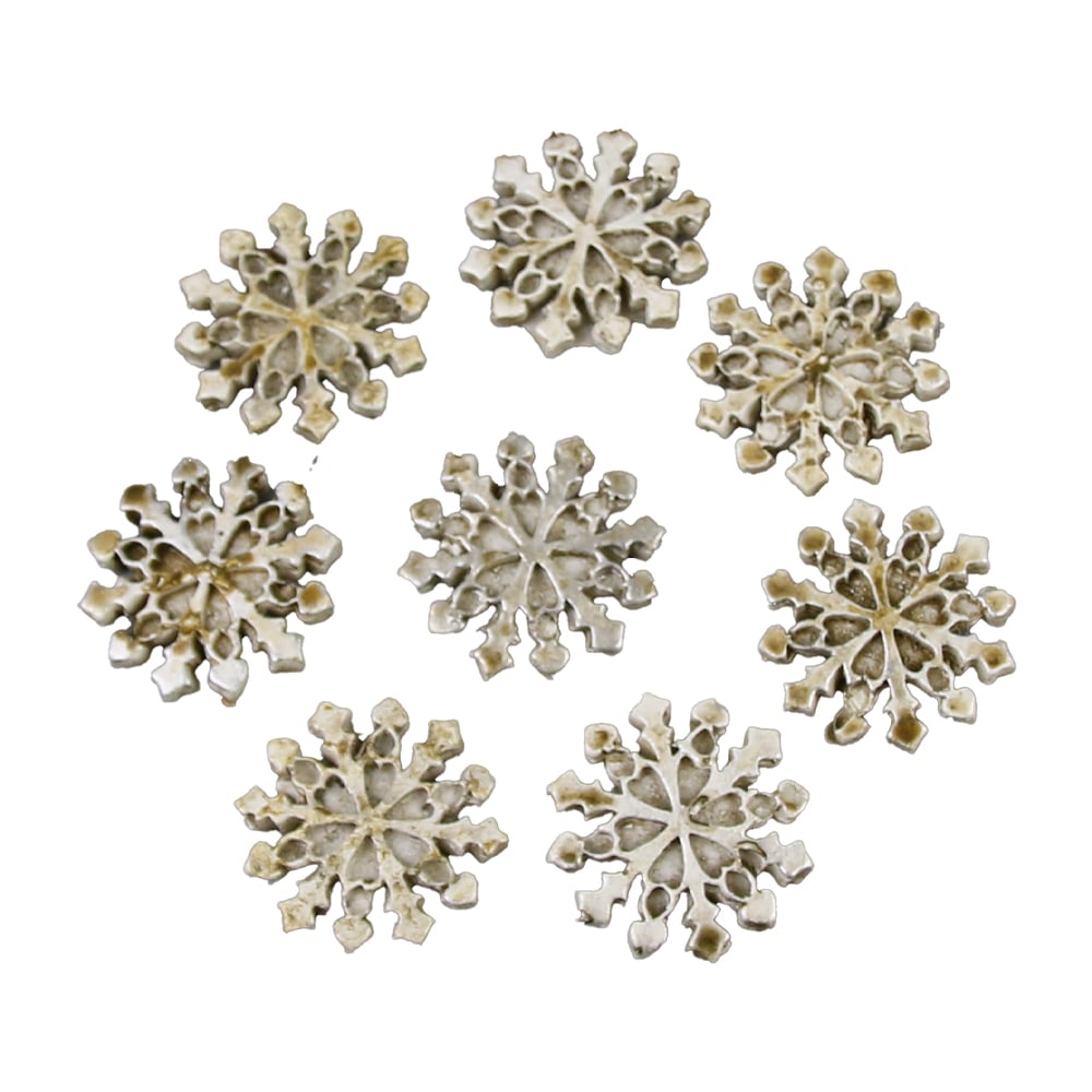 Set 8 fulgi de nea din rasina 3.2 CM Set 8 fulgi de nea din rasina 3.2 CM