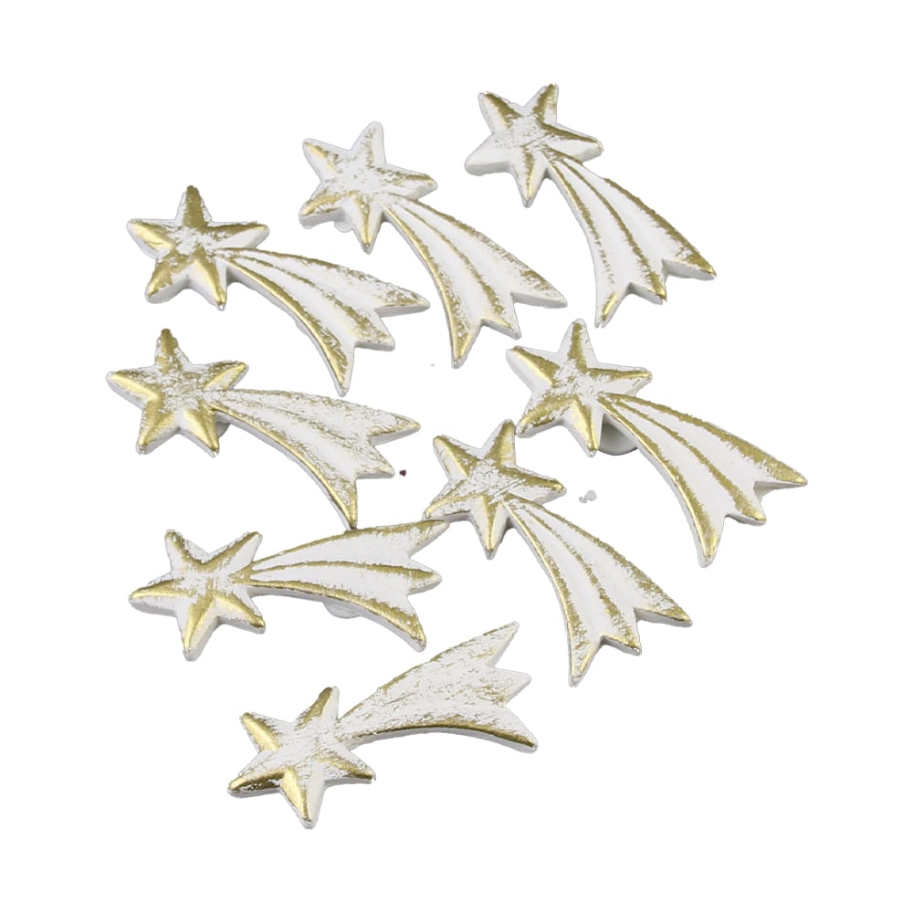 Set 8 stele cazatoare din rasina 2x4 CM Set 8 stele cazatoare din rasina 2x4 CM
