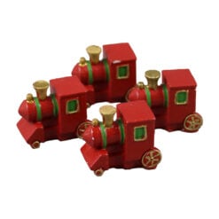 Set 4 Locomotive din rasina 3x2.5 CM