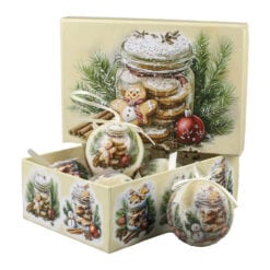 Set 6 globuri pentru brad