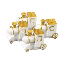 Set 4 Locomotive din rasina 3x2.5 CM