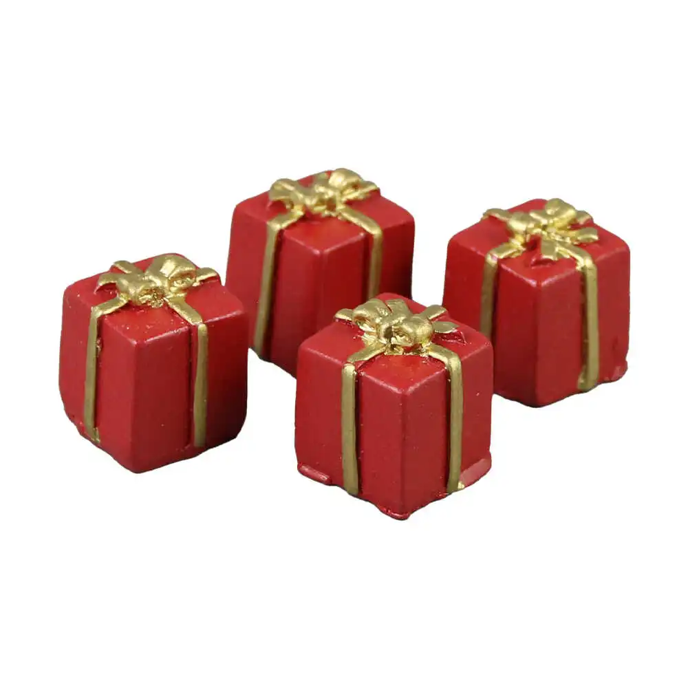 Set 4 Cutii cadou din rasina 2x2.5 CM Set 4 Cutii cadou din rasina 2x2.5 CM