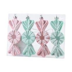 Set 4 ornamente de brad Bomboane 12 CM
