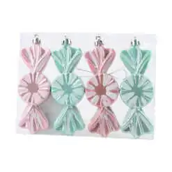Set 4 ornamente de brad Bomboane 12 CM