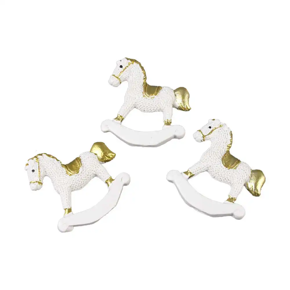 Set 3 Cai balansoar din rasina 4 CM Set 3 Cai balansoar din rasina 4 CM