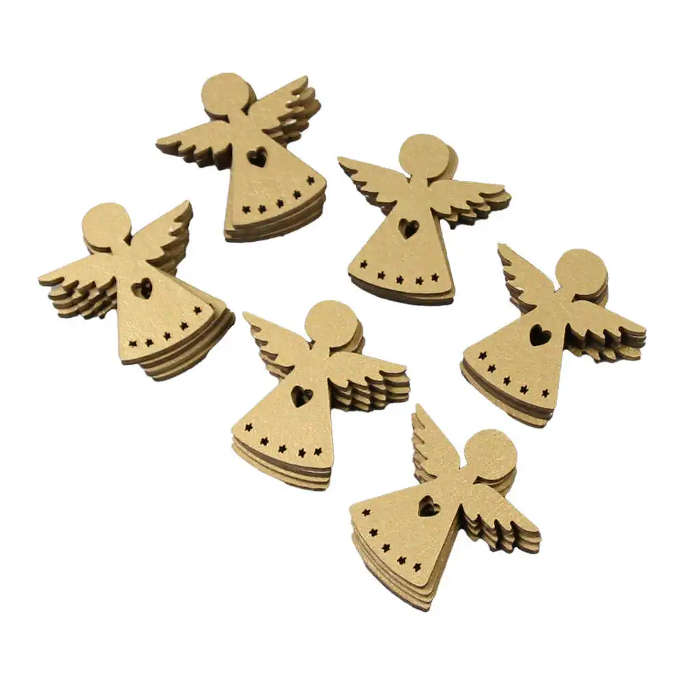 Set 24 ingerasi din lemn 3.5 CM Set 24 ingerasi din lemn 3.5 CM
