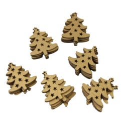 Set 24 brazi din lemn 3 CM