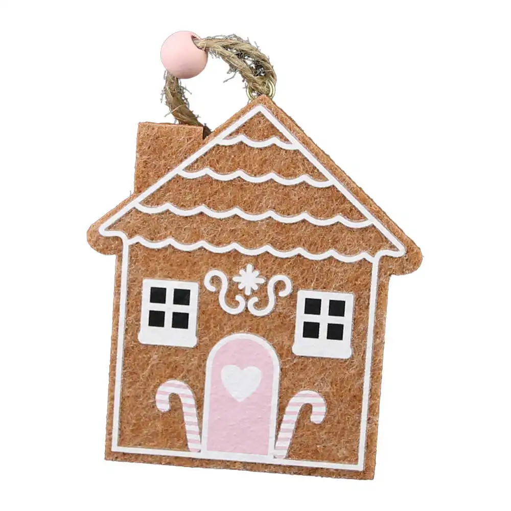 Ornament de brad din pasla 9 CM Ornament de brad din pasla 9 CM