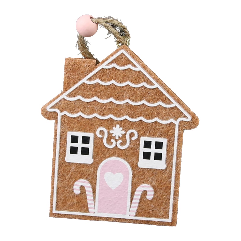 Ornament de brad din pasla 9 CM Ornament de brad din pasla 9 CM