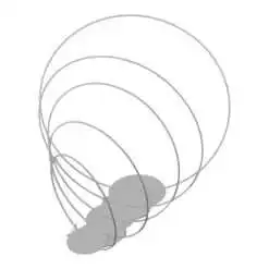 Set 5 cercuri metalice pentru decor