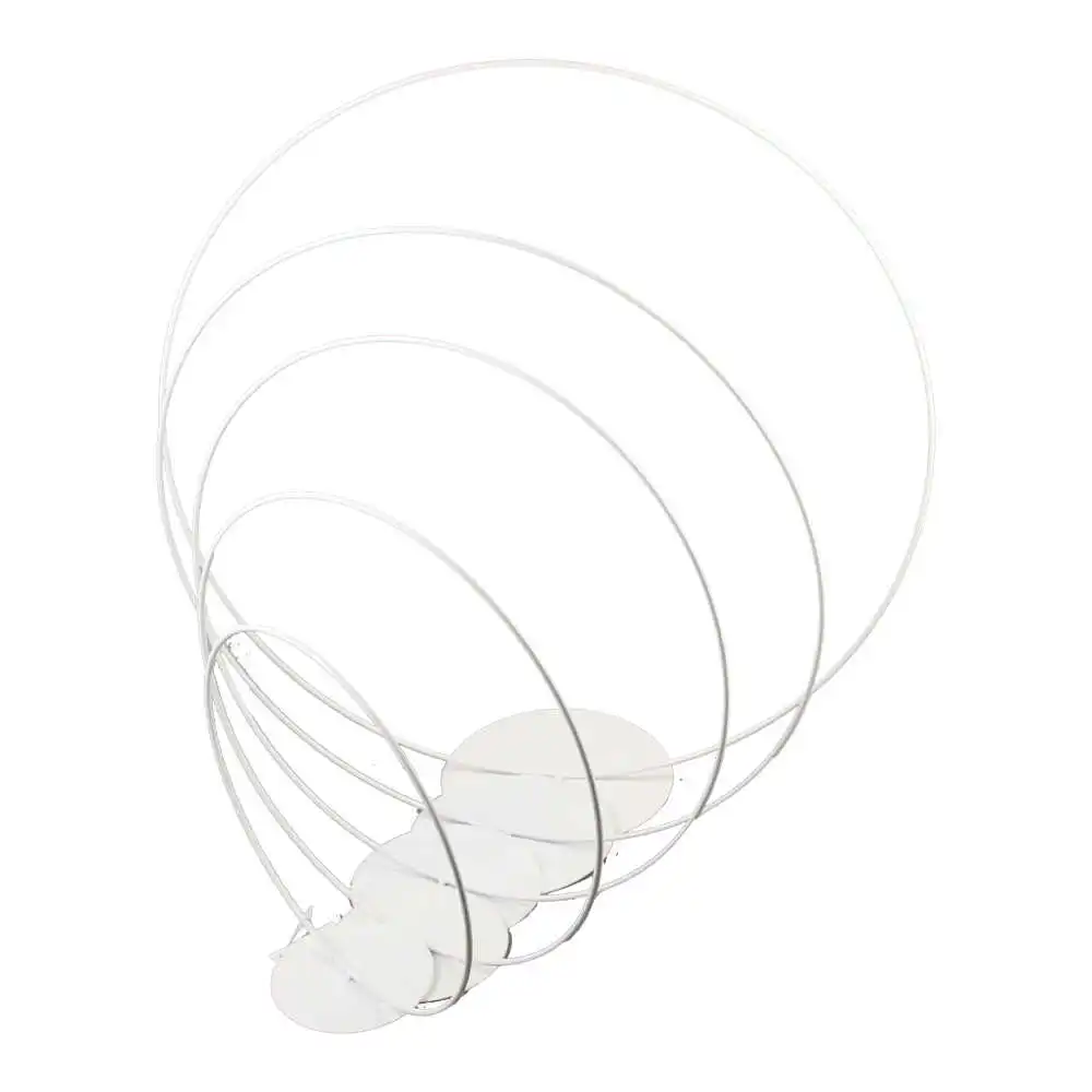 Set 5 cercuri metalice pentru decor Set 5 cercuri metalice pentru decor