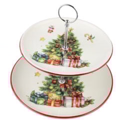 Platou etajat cu 2 nivele