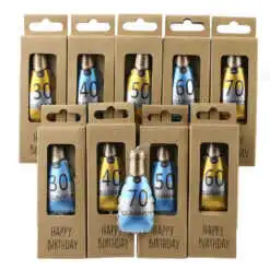 Lumanare tort Sampanie