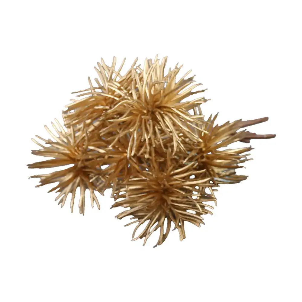Pick decor auriu din plastic 15 CM Pick decor auriu din plastic 15 CM