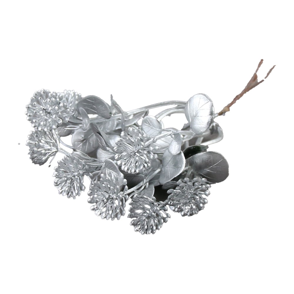 Pick decor rodii argintii din plastic 20 CM Pick decor rodii argintii din plastic 20 CM