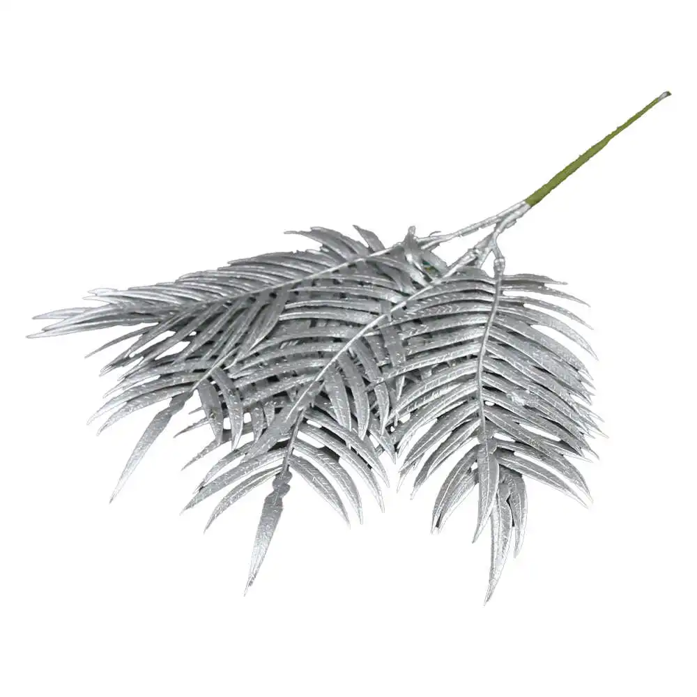 Pick decor cu frunze argintii