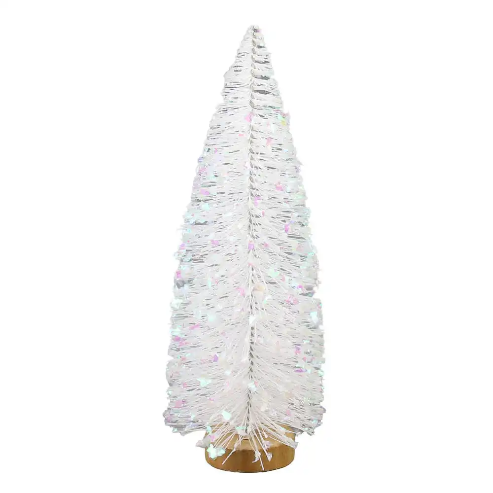 Brad din sarma pe suport din lemn 8x22 CM Brad din sarma pe suport din lemn 8x22 CM