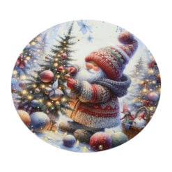 Platou de Craciun din plastic 33 CM