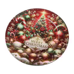 Platou de Craciun din plastic 33 CM