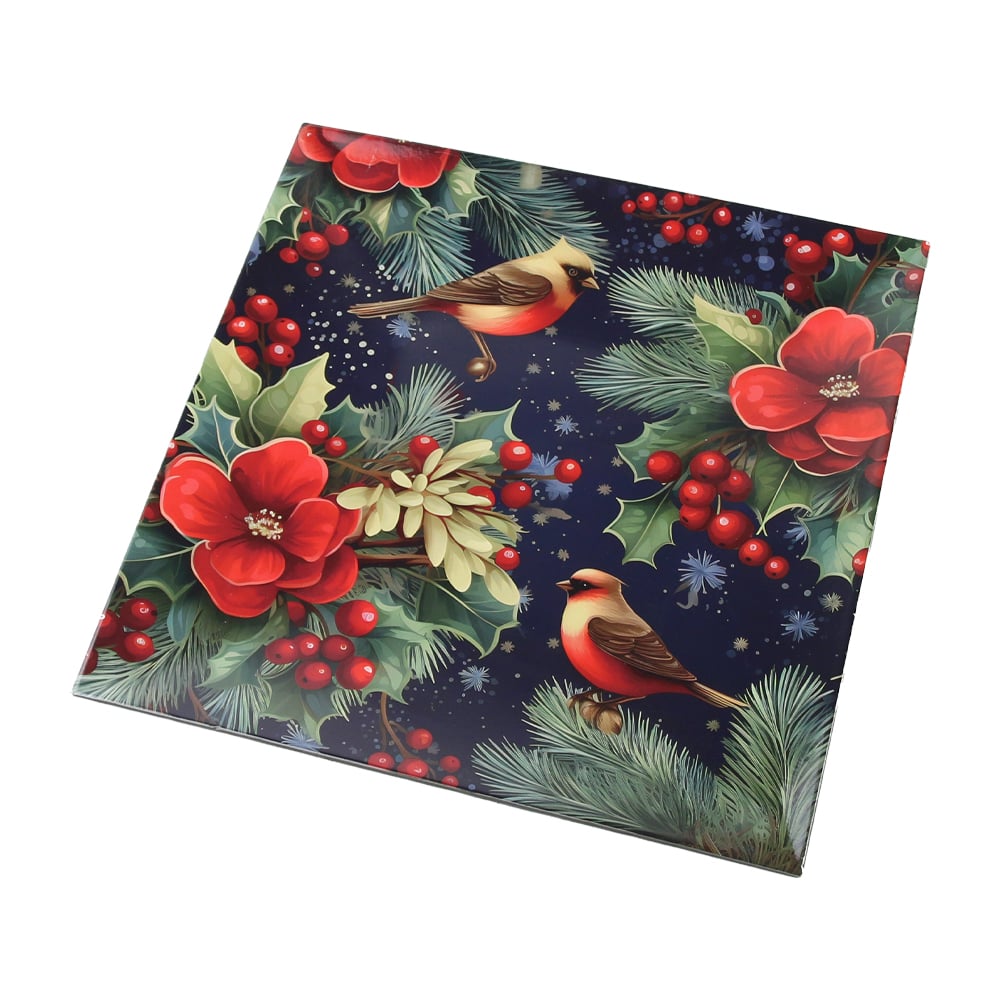 Platou de Craciun din plastic 30x30 CM Platou de Craciun din plastic 30x30 CM