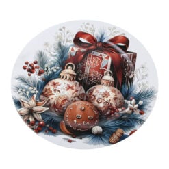 Platou de Craciun din plastic 33 CM