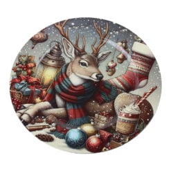 Platou de Craciun din plastic 33 CM