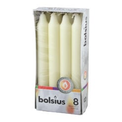 Set 8 lumanari conice Bolsius