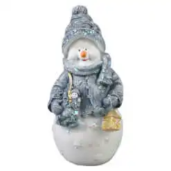 Figurina Om de zapada cu felinar