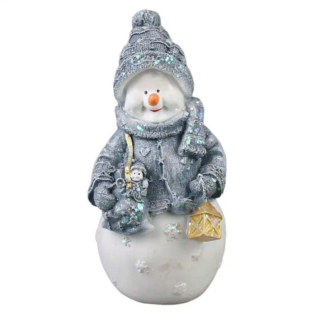 Figurina Om de zapada cu felinar Figurina Om de zapada cu felinar