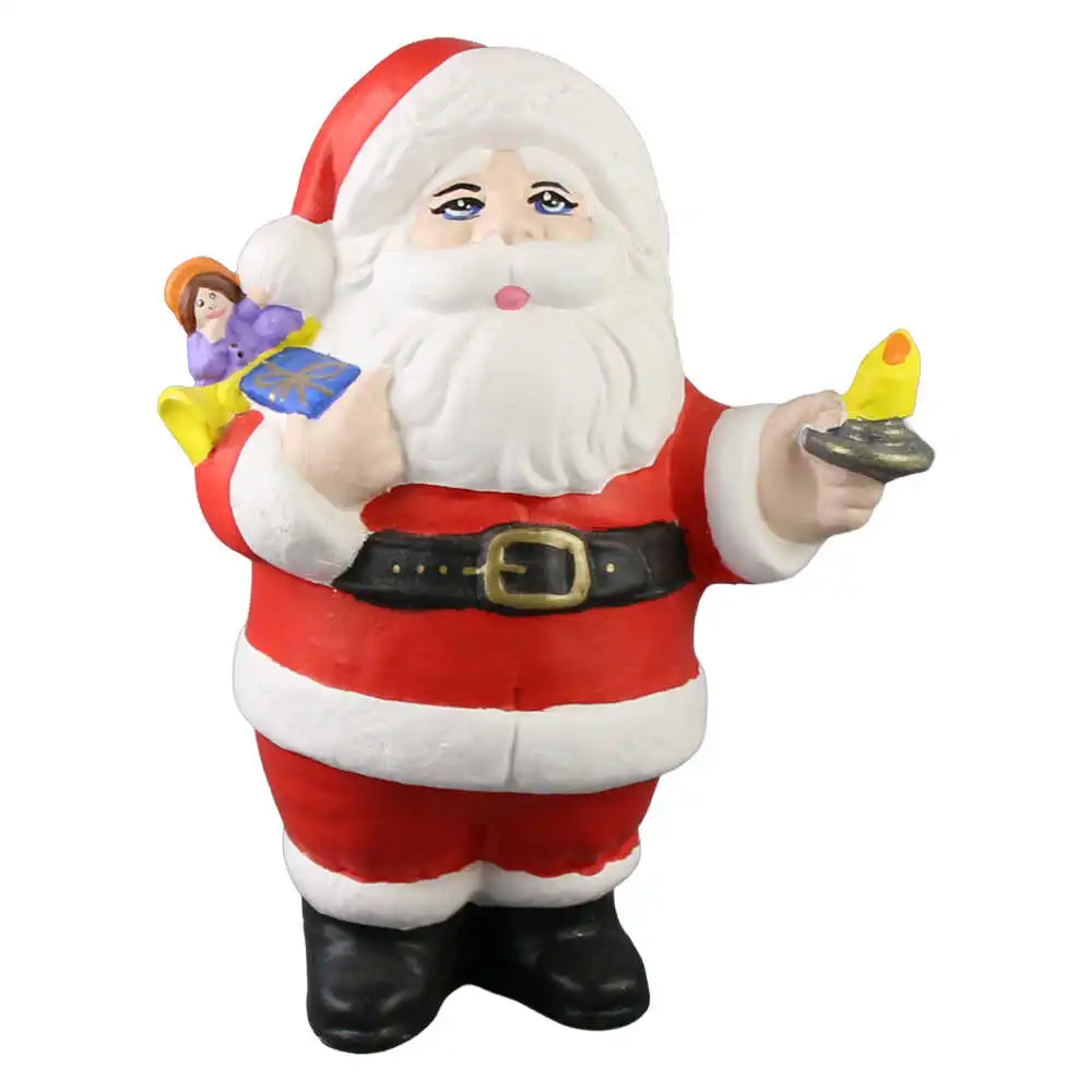 Figurina Mos Craciun din ipsos Figurina Mos Craciun din ipsos