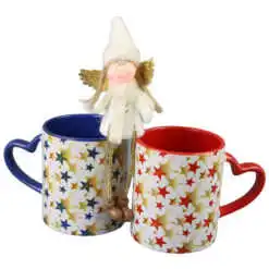 Set cadou 2 Cani cu figurina ingeras + punga cadou