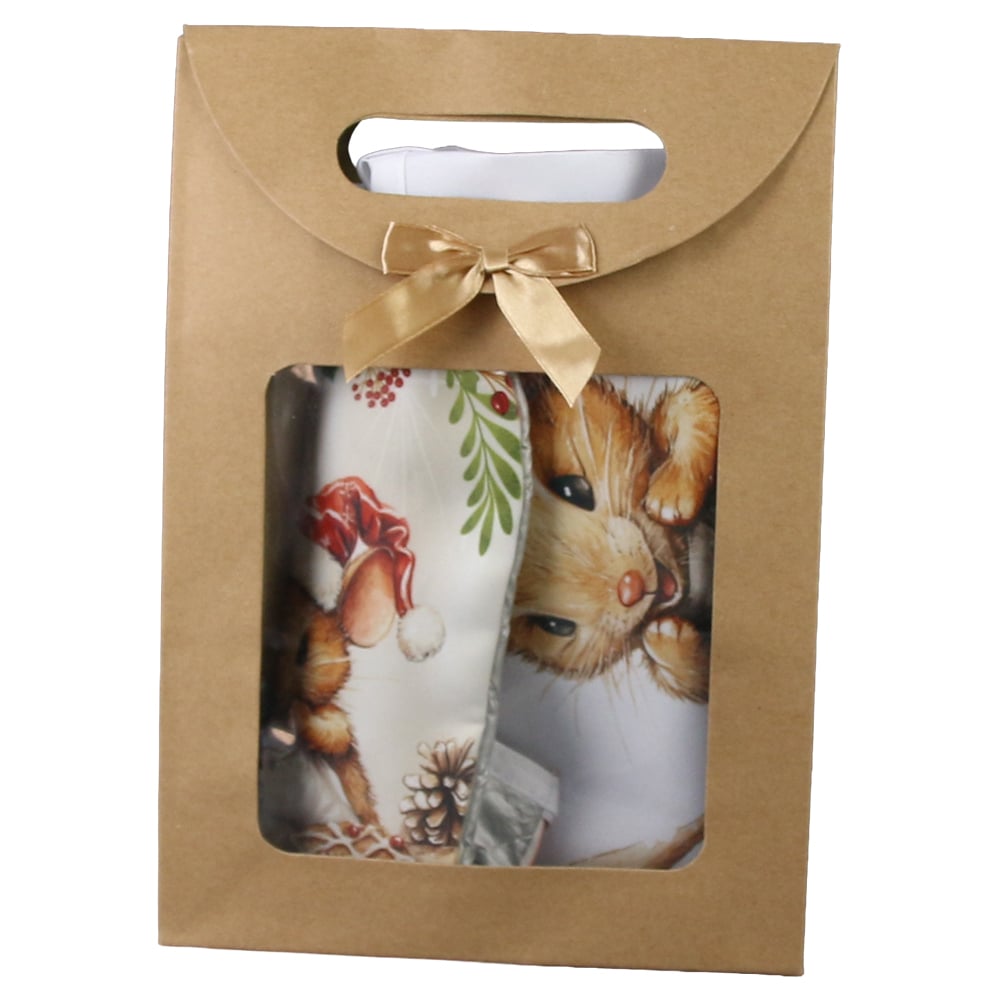 Manusa cu sort de bucatarie Manusa cu sort de bucatarie